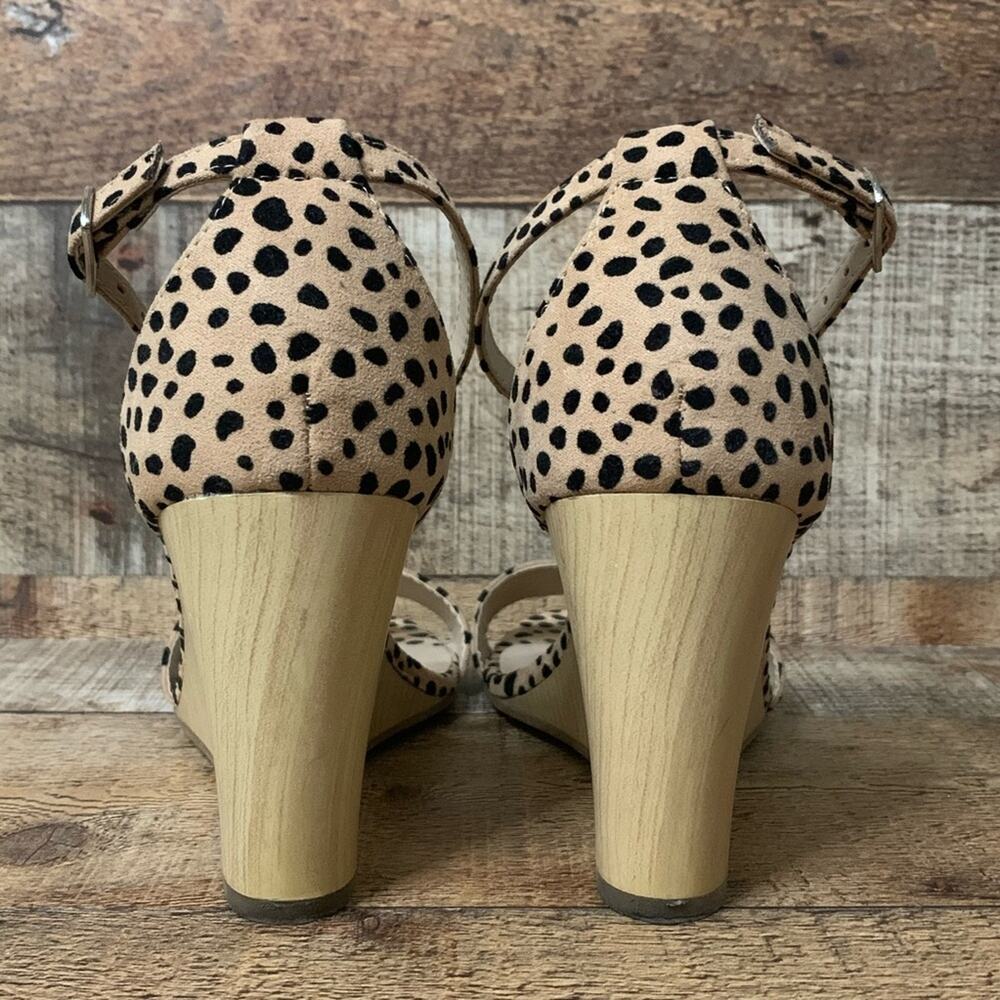 Coconuts By Matisse Leopard Print Sandals Wedge H… - image 7